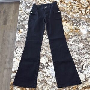 Stylish Black Flared Pants